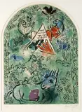 Marc Chagall, Tribe of Isaachar (CS 17), 1964, Color lithograph