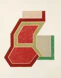 Eccentric Polygons (Sanbornville) by Frank Stella, 1974, Lithograph and screenprint, sold Dec 2008