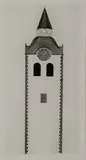 David Hockney, The Church Tower and the Clock, The Boy Hidden in an Egg, and The Bell Tower (from Six Fairy Tales f, 1969, Etching in black