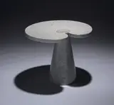Eros table by Angelo Mangiarotti, 1971, Carrara marble, sold Dec 2008