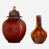 Rookwood Pottery, Coromandel vessels, set of two