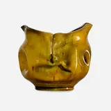vase by George E. Ohr, 1895-96, glazed earthenware, sold Jun 2020