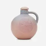 Early "fire water" jug with stopper by Artus Van Briggle for Van Briggle Pottery, 1902, glazed earthenware, sold Jun 2020