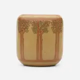 Arthur Eugene Baggs for Marblehead Pottery, vase with stylized trees