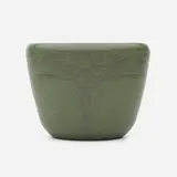 Maude Milner and Sarah Tutt for Marblehead Pottery, vase with stylized nasturtium