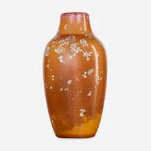 vase by Adelaide Robineau, c. 1920, crystalline glazed porcelain, sold Jun 2020