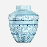 Aesthetic Movement vase by George W. Fenety for Chelsea Keramic Art Works, c. 1880, glazed earthenware, sold Jun 2020