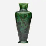 Art Nouveau vase by William P. Jervis for Vance & Avon Faience, 1902-03, glazed earthenware, sold Jun 2020