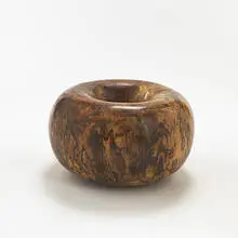 bowl by Ed Moulthrop, c. 1979, turned orangewood, sold Mar 2006