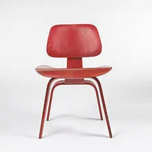 Charles and Ray Eames, DCW, c. 1945, aniline-dyed birch plywood