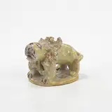lion by Guido Gambone, c. 1960, glazed stoneware, sold Mar 2006