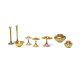Frederick Carder, Group of Eight Table Objects