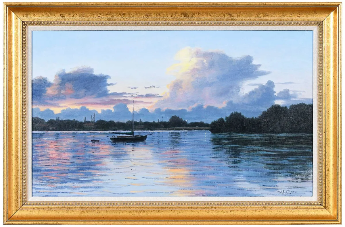 Reid Christman, Sunrise from Young Park, 1999, oil on canvas