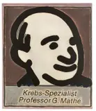 C. O. Paeffgen, Krebs-Spezialist Prof. G. Mathé, 1985, Acryl auf Fotoleinwand