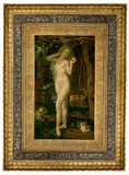 Theodor Baierl, Eva im Paradies, Um 1922, Öl auf Holz