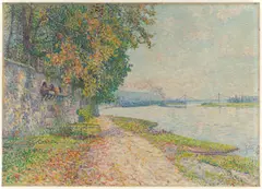 Bertha Schrader, Am Mordgrund“ (Dresden), 1910, Öl auf Leinwand