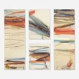 Robert S. Neuman, Tibidabo (four parts), 1960, oil on canvas