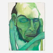 Marilyn Manson, Untitled, watercolor on paper