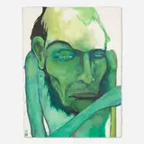 Marilyn Manson, Untitled, watercolor on paper