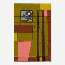 Rolph Scarlett, Untitled, gouache on cardboard