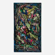 Nathaniel Pousette-Dart, Kaleidoscope, oil on canvas