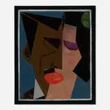Josef Zenk, Untitled, mixed media and collage on paper