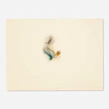 Ensoulment of the One by Alan Saret, 1979, graphite, colored pencil and pastel on Arches, sold May 2020