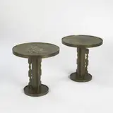 Philip and Kelvin Laverne, occasional tables, pair