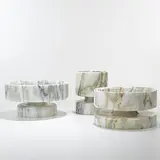 bowls, set of three by Angelo Mangiarotti, 1968, marble, sold Mar 2006
