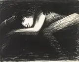 Nathan Oliveira, Man and Woman, 1966, Lithograph, on wove paper
