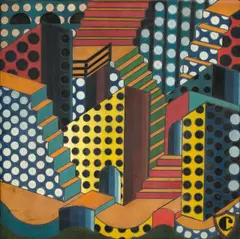 Bild 42 by Sascha Wiederhold, 1927, Tempera und Graphit auf festem Papier, sold Nov 2015