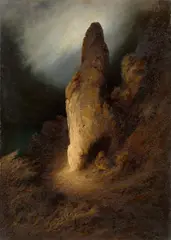 Karl Wilhelm Diefenbach, Der Pizzolungo auf Capri, Öl auf Leinwand