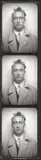 Anonym, Photomaton - Yves Tanguy, Um 1929, Vintage. 3 Sofortbilder auf einem Silbergelatineabzug, Unikat