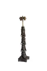 Diego Giacometti, Lampe à Quatre Feuilles (Lamp with four leaves), Bronze