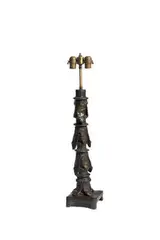 Diego Giacometti, Lampe à Quatre Feuilles (Lamp with four leaves), Bronze