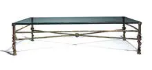 Diego Giacometti, Grande Torsade (Twisted Cable) coffee table, Bronze