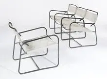 Walter Lamb, Group of arm lounge chairs (4), c. 1950, Brown Jordan