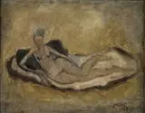 Nu by Zoran Mušič, 1967, Oil on canvas, sold Dec 2008