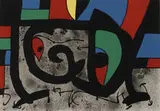 Human Rights for UNESCO, Paris by Joan Miró, 1974, Original lithograph, sold Dec 2008