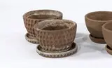 Stan Bitters, Small Thumb pots with tray (2)