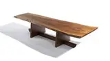 Coffee table by George Nakashima, c. 1958; this example executed 2003 at the Studio by Mira Nakashima, sold Dec 2008