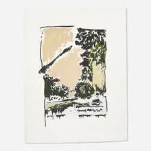 Untitled by Robert Warren Dash, 2006, oil on paper, sold May 2020