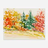 Elaine de Kooning, Northwest Woods