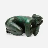 Antoniucci Volti, Femme Nue Penchée, bronze