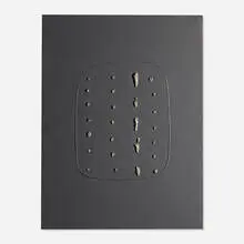 Lucio Fontana, Concetto Spaziale, 1968, etching, aquatint, embossing and punched holes