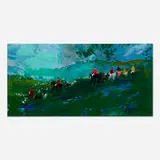 LeRoy Neiman, Hunt Field, 1969, oil on board