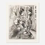 Marc Chagall, Les Femmes et le Secret from Les Fables de la Fontaine, c. 1927-30, etching