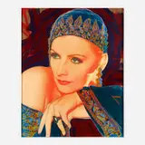Rupert Jasen Smith, Greta Garbo (Mata Hari), 1988, screenprint in colors