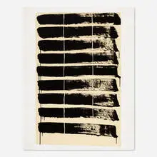 David Reed, D8, 1976, oil on paper