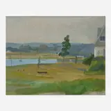 Lennart Anderson, New Bedford Landscape, 1963, oil on canvas